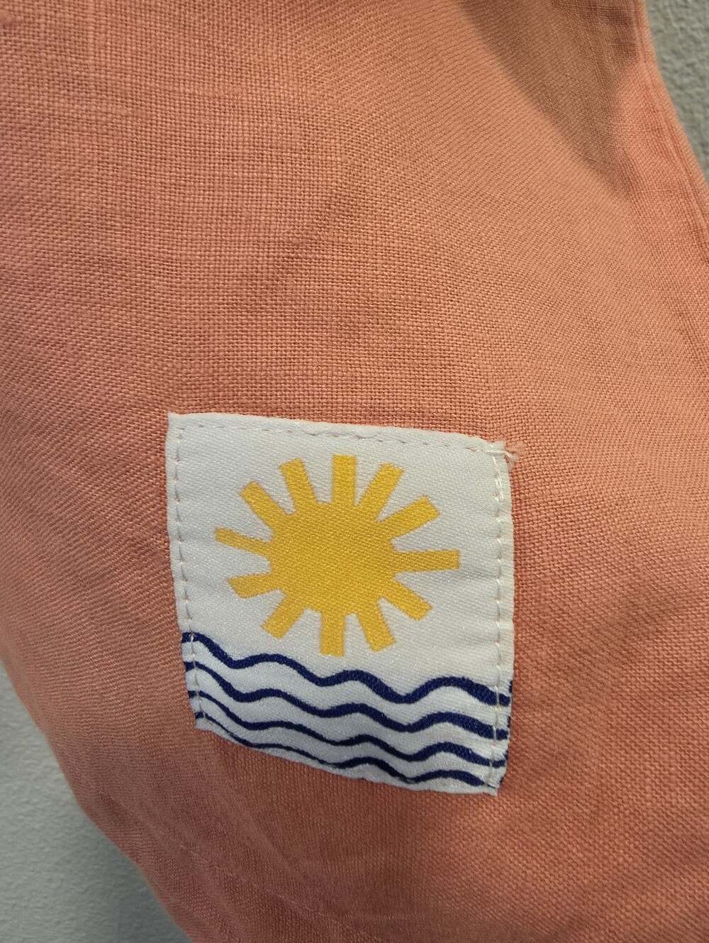 LF Markey Basic Linen Top in Coral - Picture 4 of 5